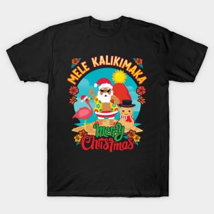 Mele Kalikimaka for a Bright Hawaiian Christmas Holiday T-Shirt